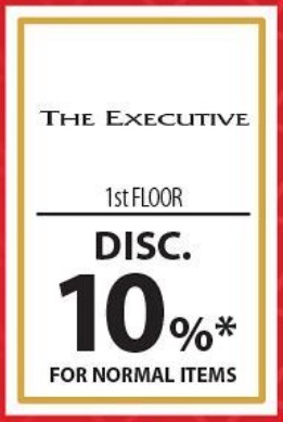  Discount 10% at The Executive Gandaria City January 2018