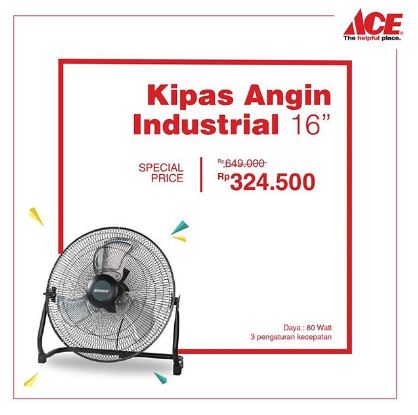  Get Special Price Industrial Fan  at Ace Hardware January 2018