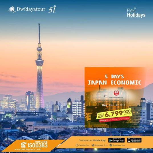 Japan Economic from Dwidaya Tour January 2018