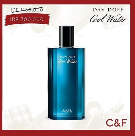  Davidoff Cool Water di C&F Perfumery Januari 2018