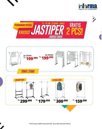 Get Free Jastiper Promotion 2 pcs at Informa January 2018
