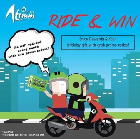  Ride & Win at Plaza Atrium January 2018