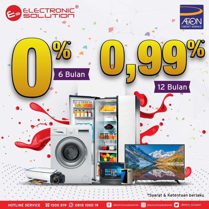  0% Installment Promotions at Electronic Solution January 2018