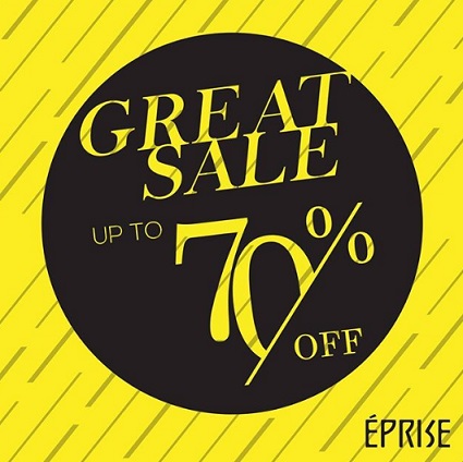  Great Sale Up to 70% from Eprise January 2018