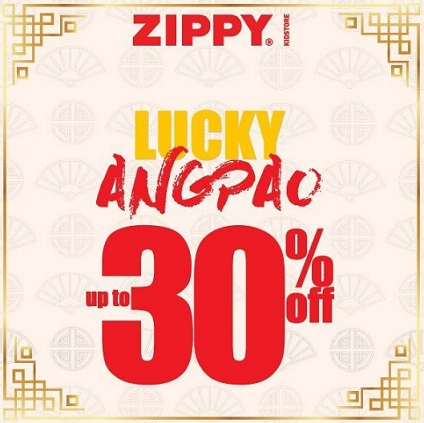  Lucky Angpao Up to 30% from Zippy February 2018