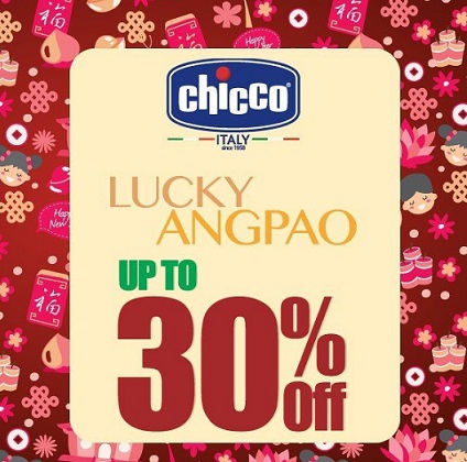  Lucky Angpao Hingga 30% dari Chicco Februari 2018