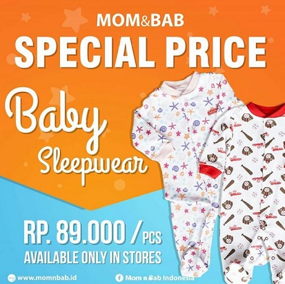  Baby Sleepwear Special Price from Mom & Bab February 2018