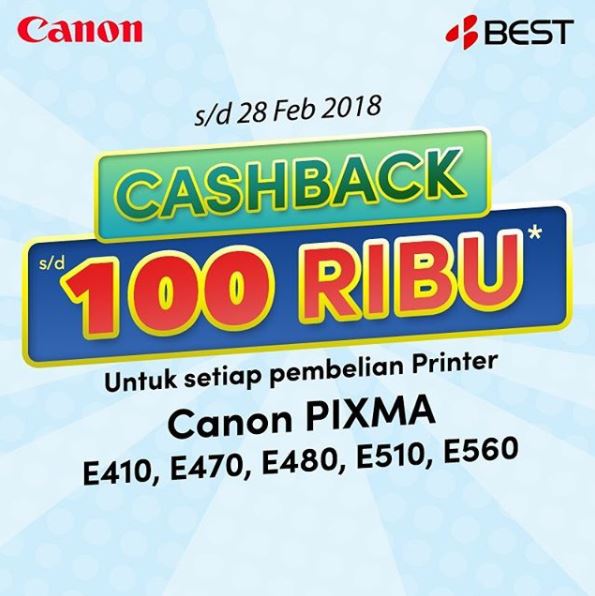  Cashback Rp 100.000 from Best Denki February 2018
