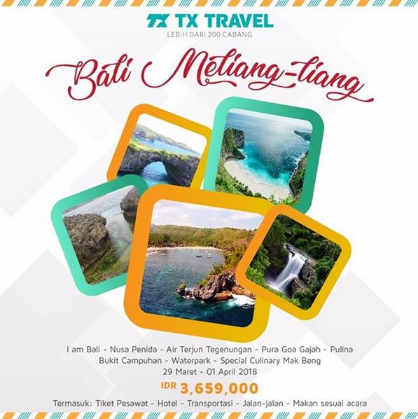  Holiday to Bali Package from TX Travel February 2018