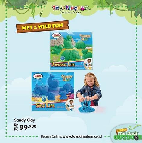  Special Price Rp 99,000 Sandy Clay at Toys Kingdom February 2018