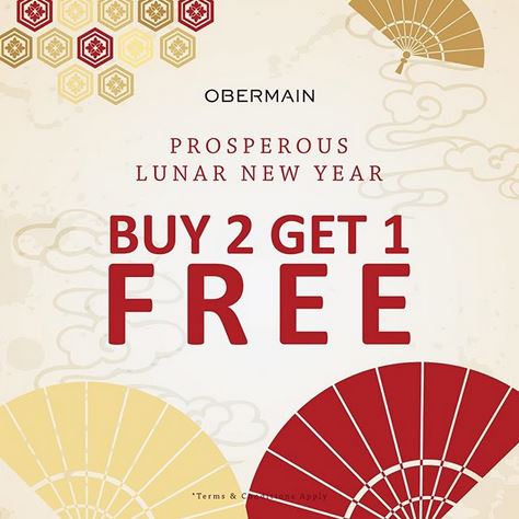 Buy 2 Get 1 Free at Obermain