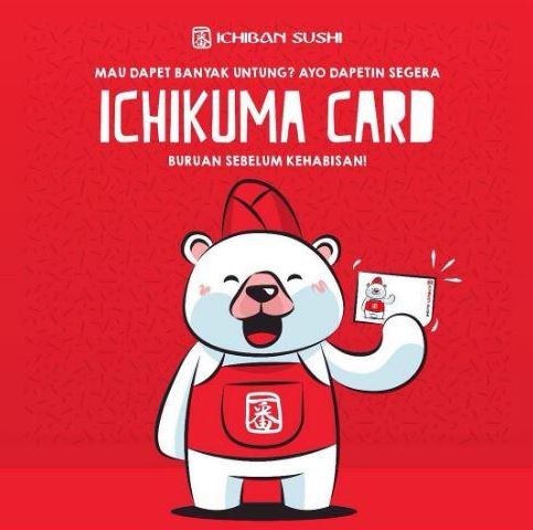  Ichikuma Card at Ichiban Sushi February 2018