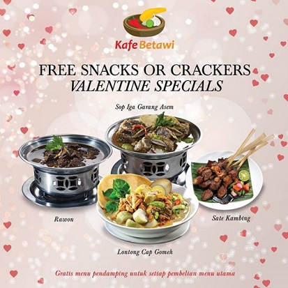  Free  Snack or Crackers from Kafe Betawi February 2018