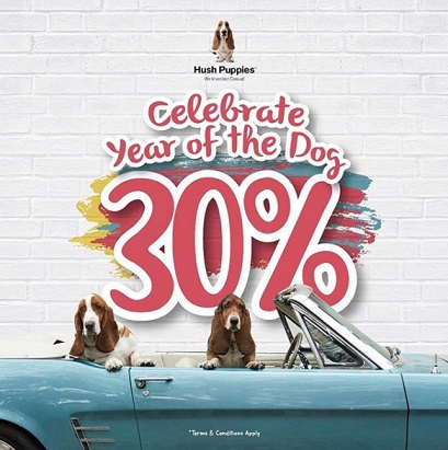  Discount 30% Promo from Hush Puppies February 2018