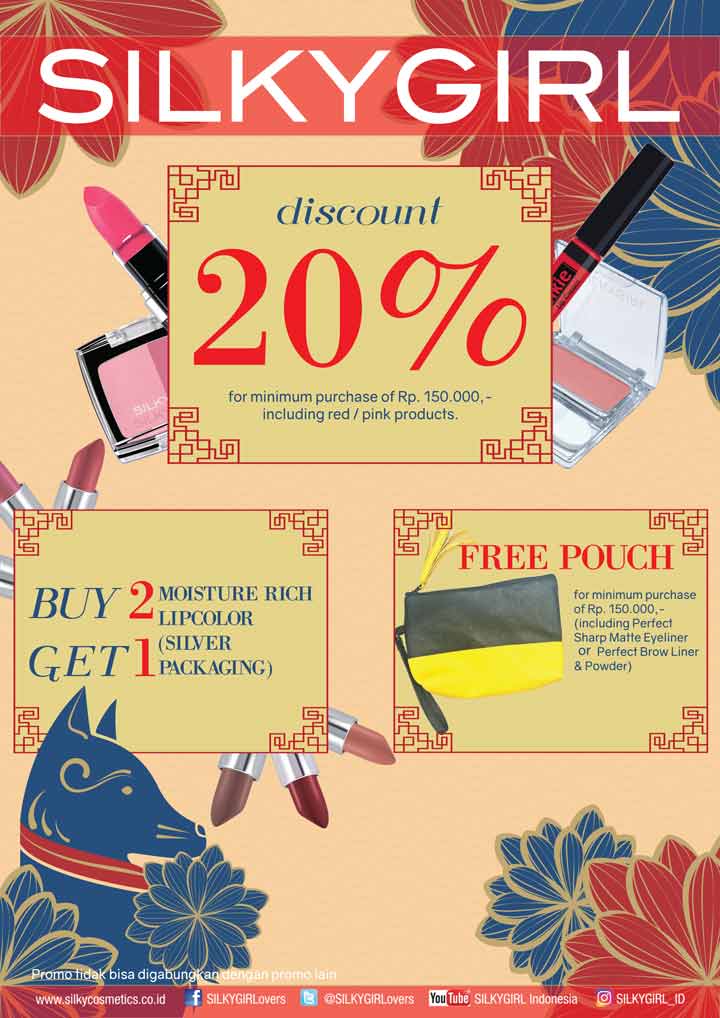  Discount 20% & Buy 2 Get 1 Free from Silky Girl February 2018