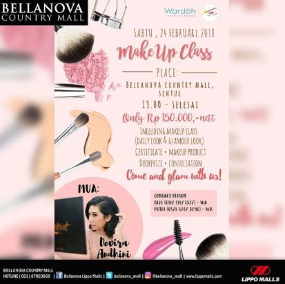  Make Up Class at Bellanova Country Mall February 2018