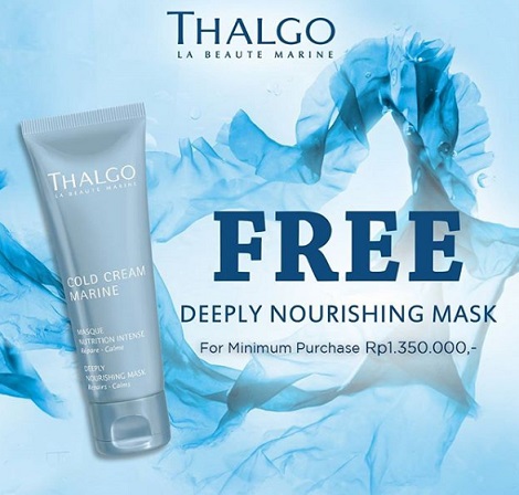  Gratis Deeply Nourishing Mask Thalgo di SOGO Dept Store Februari 2018