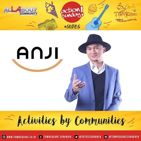  Penampilan Spesial Anji di Action Sunday Surabaya Town Square Februari 2018