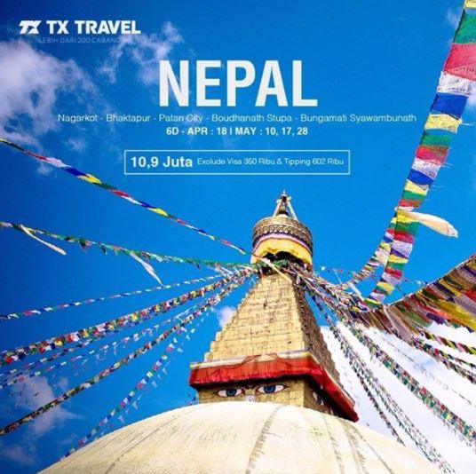  Tour Nepal Package at TX Travel February 2018