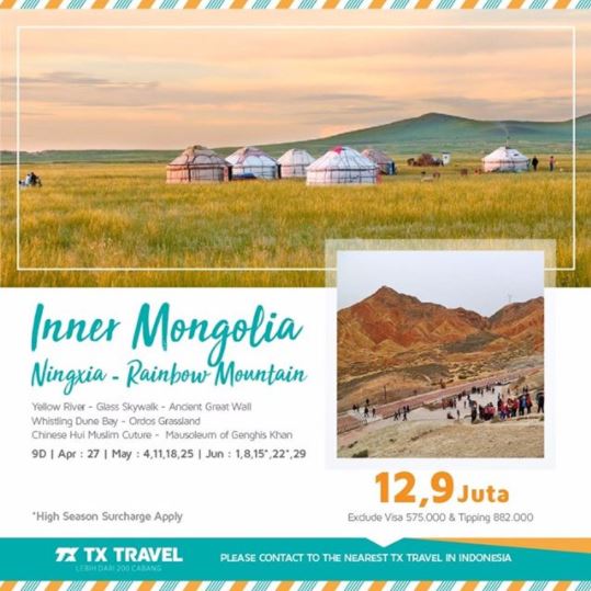  Tour Mongolia Package at TX Travel February 2018