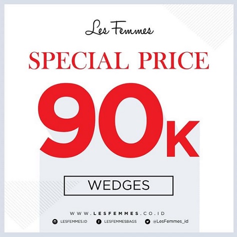  Special Price Rp 90,000 from Les Femmes February 2018