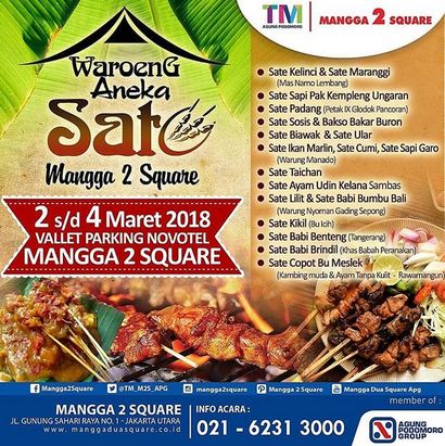  Waroeng Aneka Sate at Mangga 2 Square February 2018
