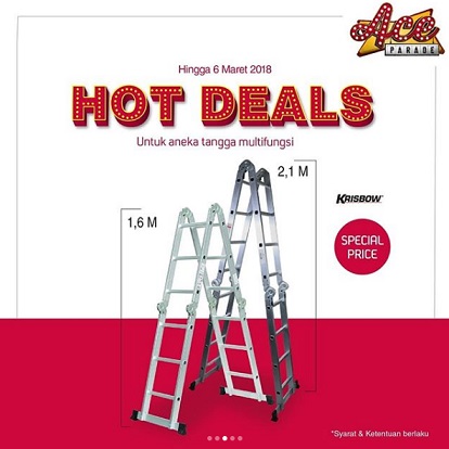  Special Price Multifunction Stairs Promo at Ace Hardware February 2018