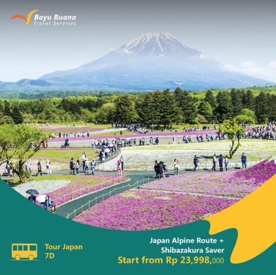  Paket Tour Jepang di Bayu Buana Travel Februari 2018