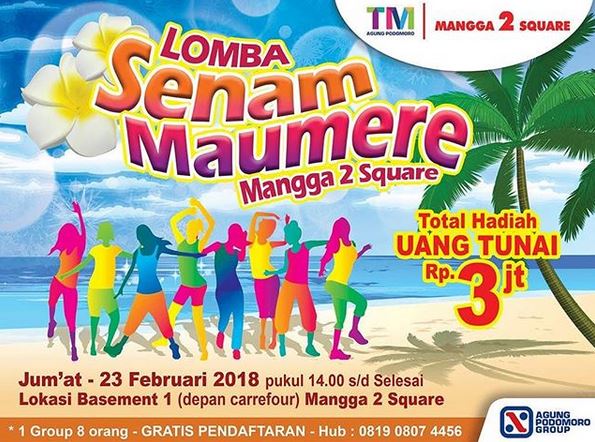  Acara Lomba Senam Maumere di Mangga Dua Square Februari 2018