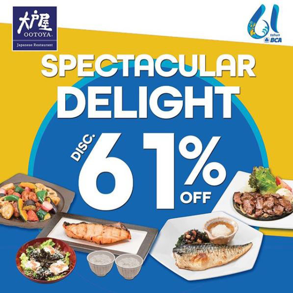  Discount 61% from Ootoya February 2018