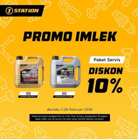  Promo of Imlek Special Service Package at 1Station February 2018