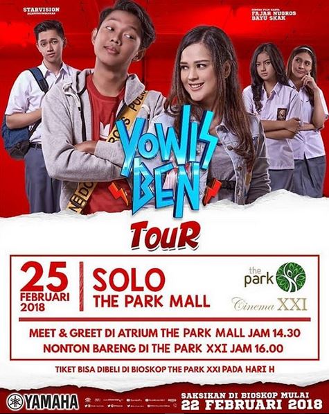  Meet & Greet Yowis Ben at The Park Solo February 2018