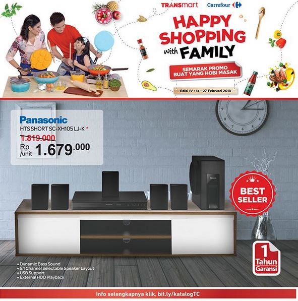Promotion Home Theatre Panasonic from Transmart Carrefour