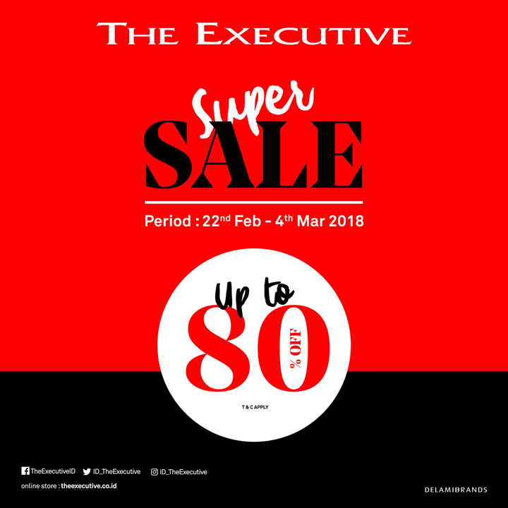  Discount Up to 80% from The Executive February 2018