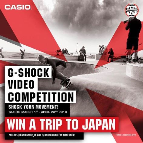  Win a Trip to Japan from Casio March 2018