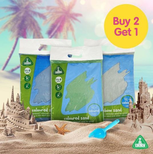  Colored Sand Buy 2 Get 1 Free from Early Learning Center March 2018