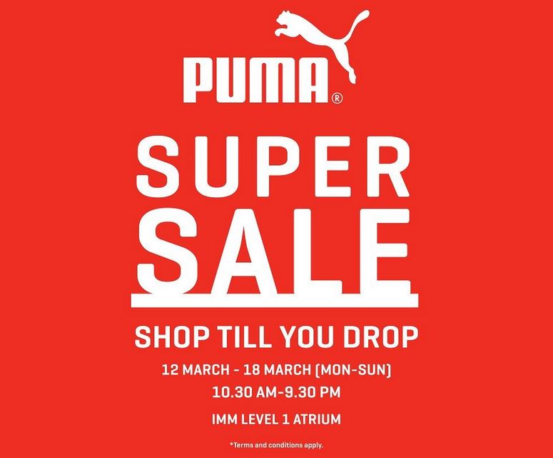  Puma Super Sale at Puma Singapore March 2018