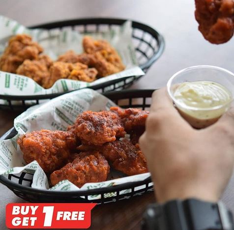  Buy 5 Free 5 at Wing Stop March 2018