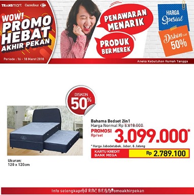  Promo Special Price Bahama Bedset at Transmart Carrefour March 2018