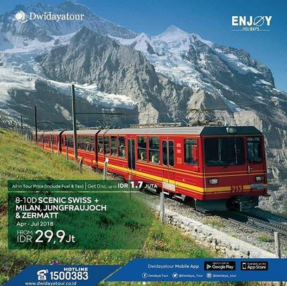  Promo to Sceinic Swiss at Dwidaya Tour March 2018