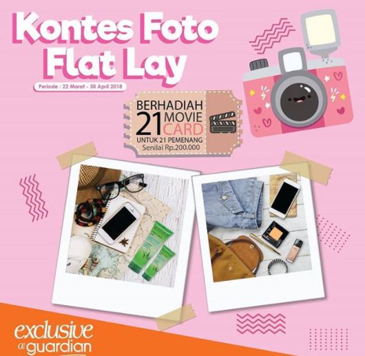  Flat Lay Photo Contest Event in Guardian March 2018