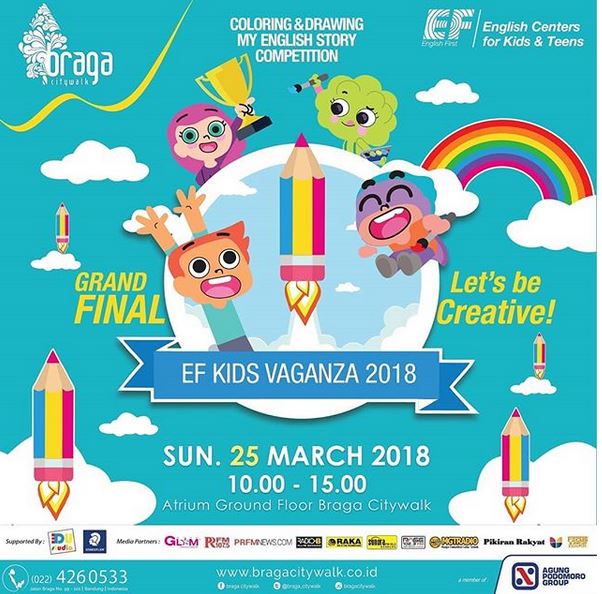  EF Kidz Vaganza di Braga Citywalk Maret 2018