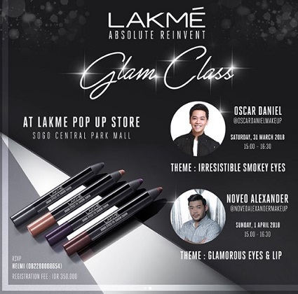  LAKME Makeup Beauty Workshop Glam Class at SOGO Central Park March 2018