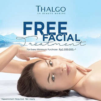  Gratis Facial Treatment dari Thalgo di SOGO Supermal Pakuwon Indah Maret 2018