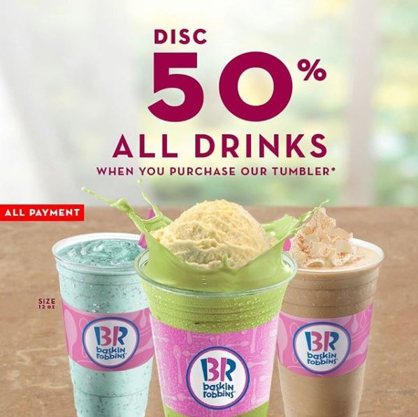  Discount 50% from Baskin Robbins April 2018