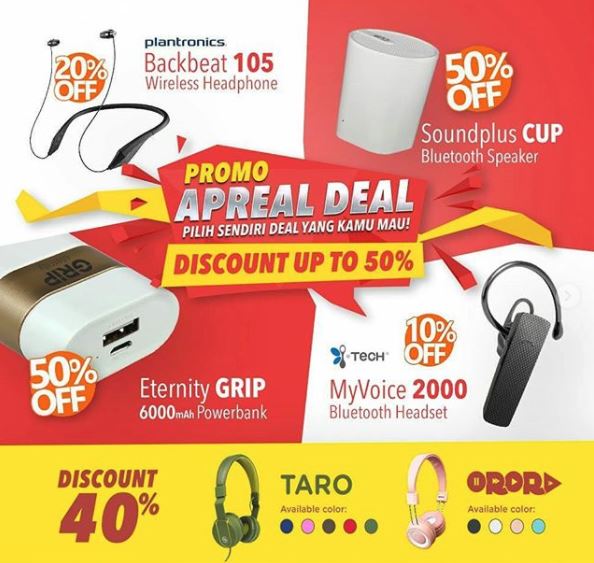  Discount up to 50% from Wellcomm Shop at Paragon Mall Semarang April 2018