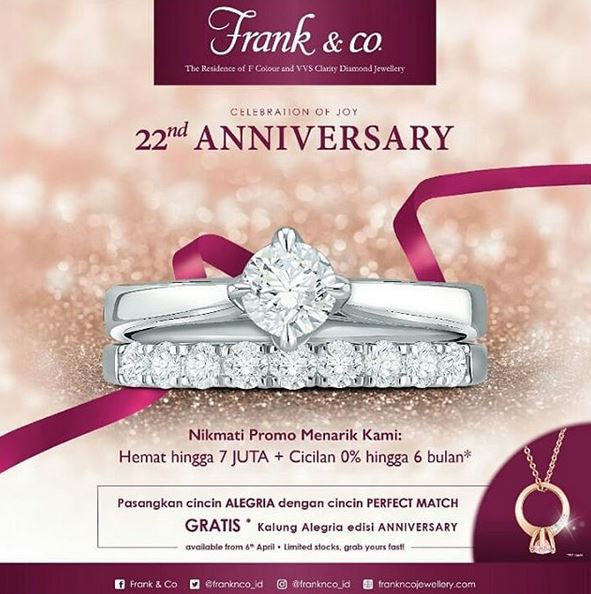  Save Up to Rp 7.000.000 from Frank & Co April 2018