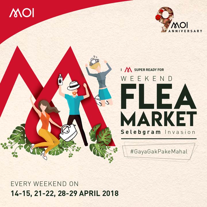  Weekend Flea Market at Mall Of Indonesia April 2018
