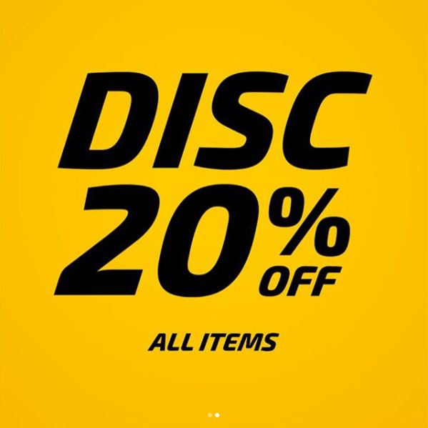  Discount 20% from Fisik Sport April 2018