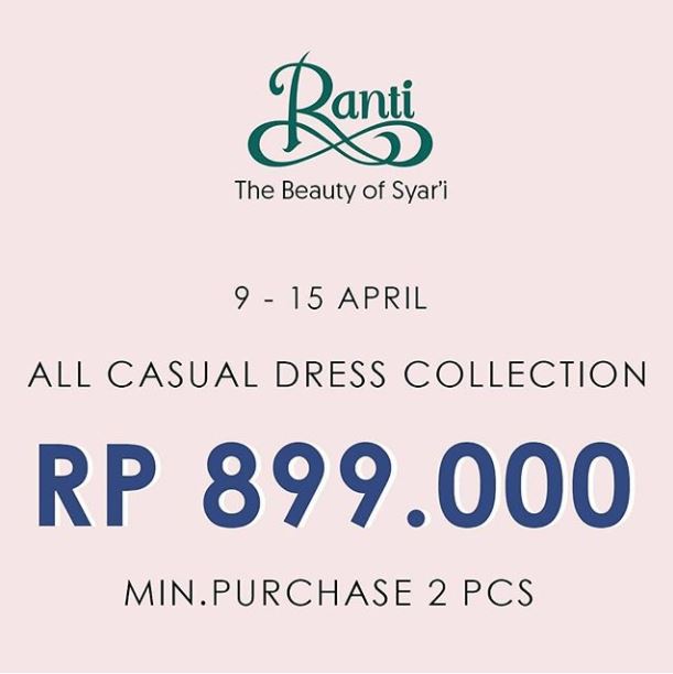  Special Price from Ranti Gallery April 2018